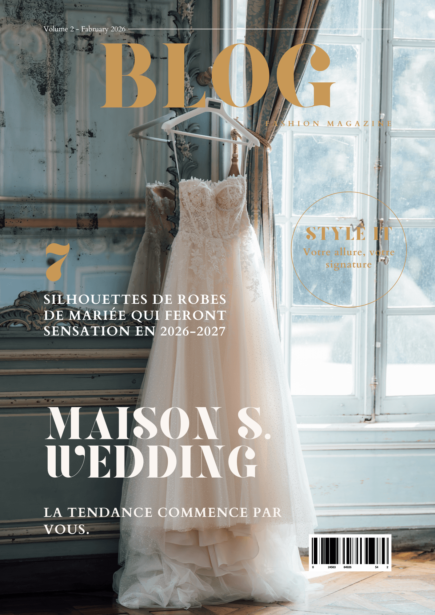 7 silhouettes de robes de mariée qui feront sensation en 2026-2027